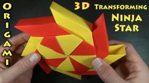 How To Make 3D Star Origami 45 Absolute How To Make A Double Ninja Star Step Step