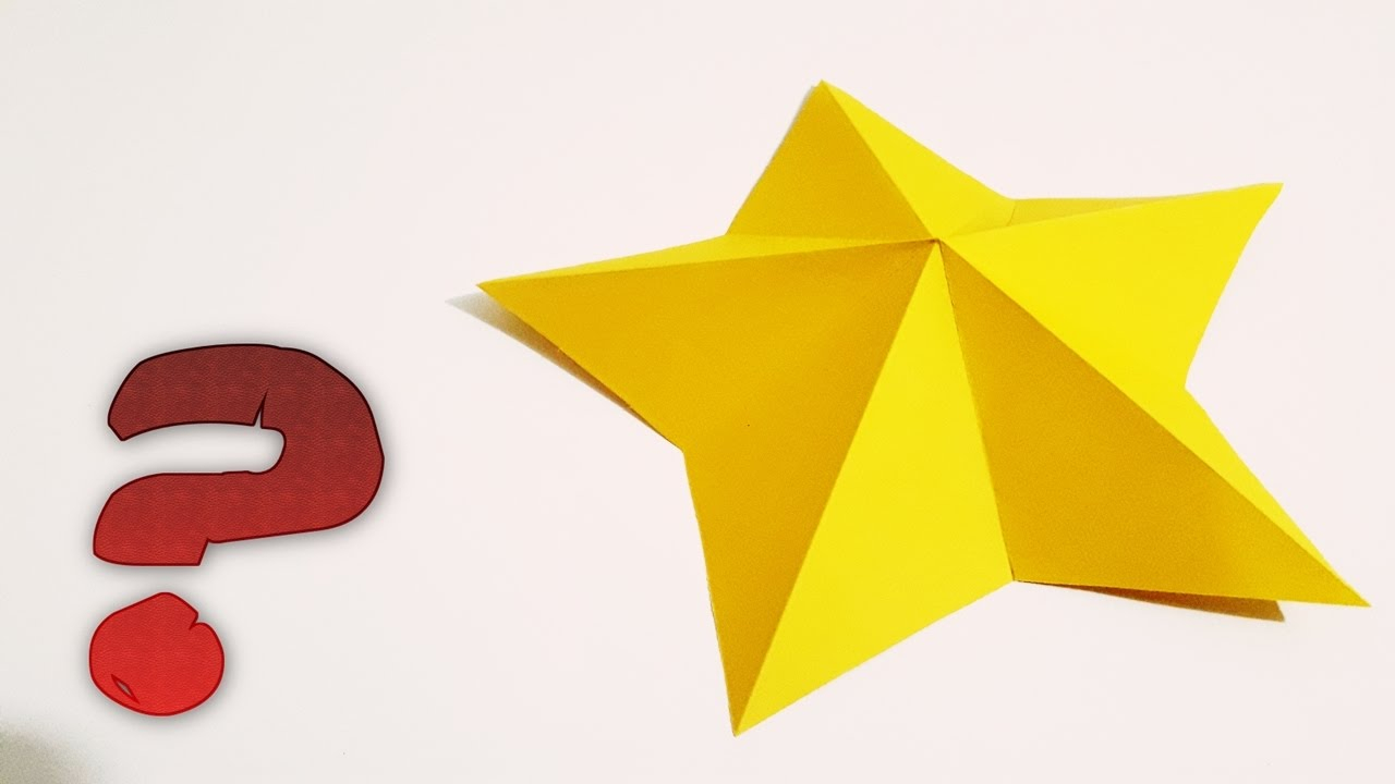 How To Make 3D Star Origami How To Make Paper 3d Star Origami Star