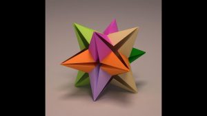 How To Make 3D Star Origami Origami Modular Star 3d Origami Star Tutorial