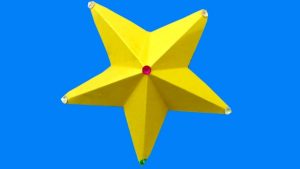 How To Make 3D Star Origami Paper Origami Star How To Make 3d Star With Paper How To Make