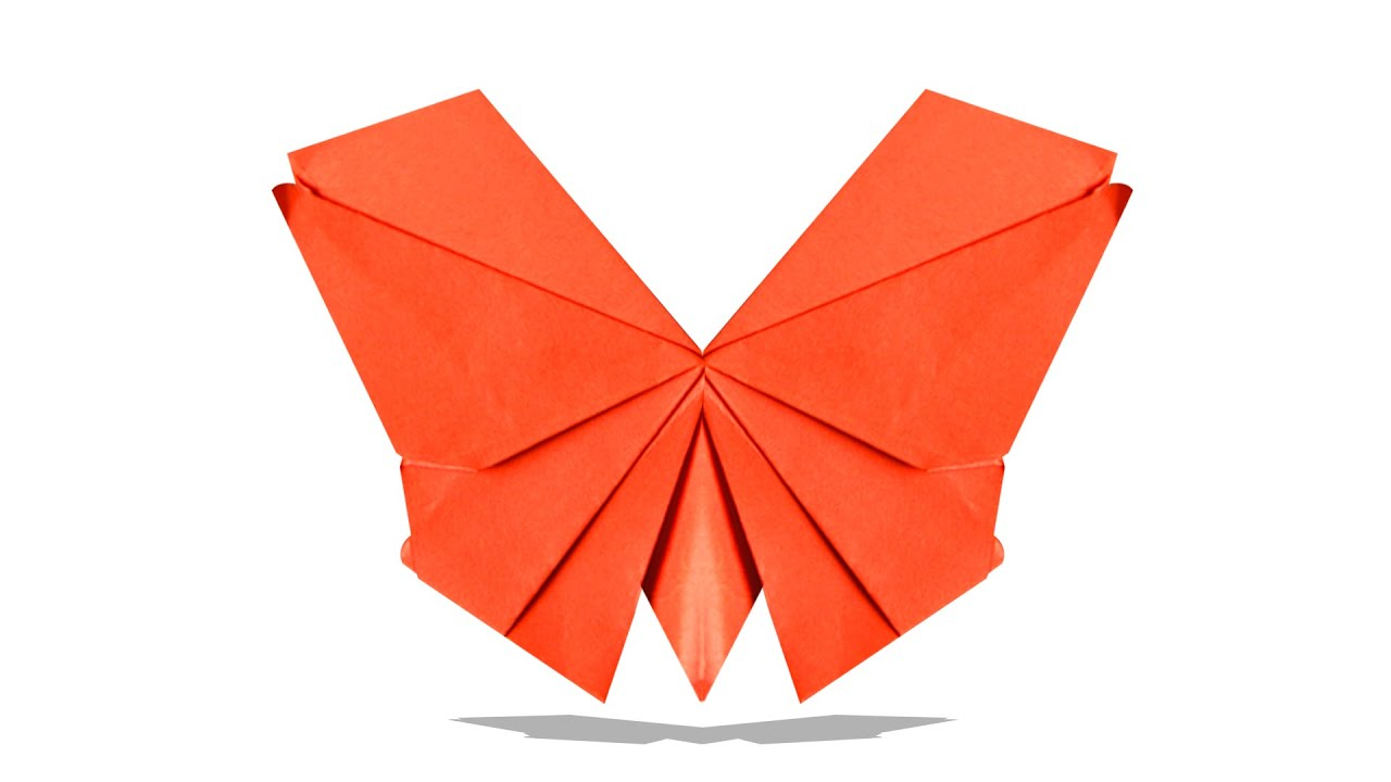 How To Make A 3D Origami Butterfly 3d Origami Butterfly Diy Origami Butterfly Learn Origami Easy Origami Butterfly