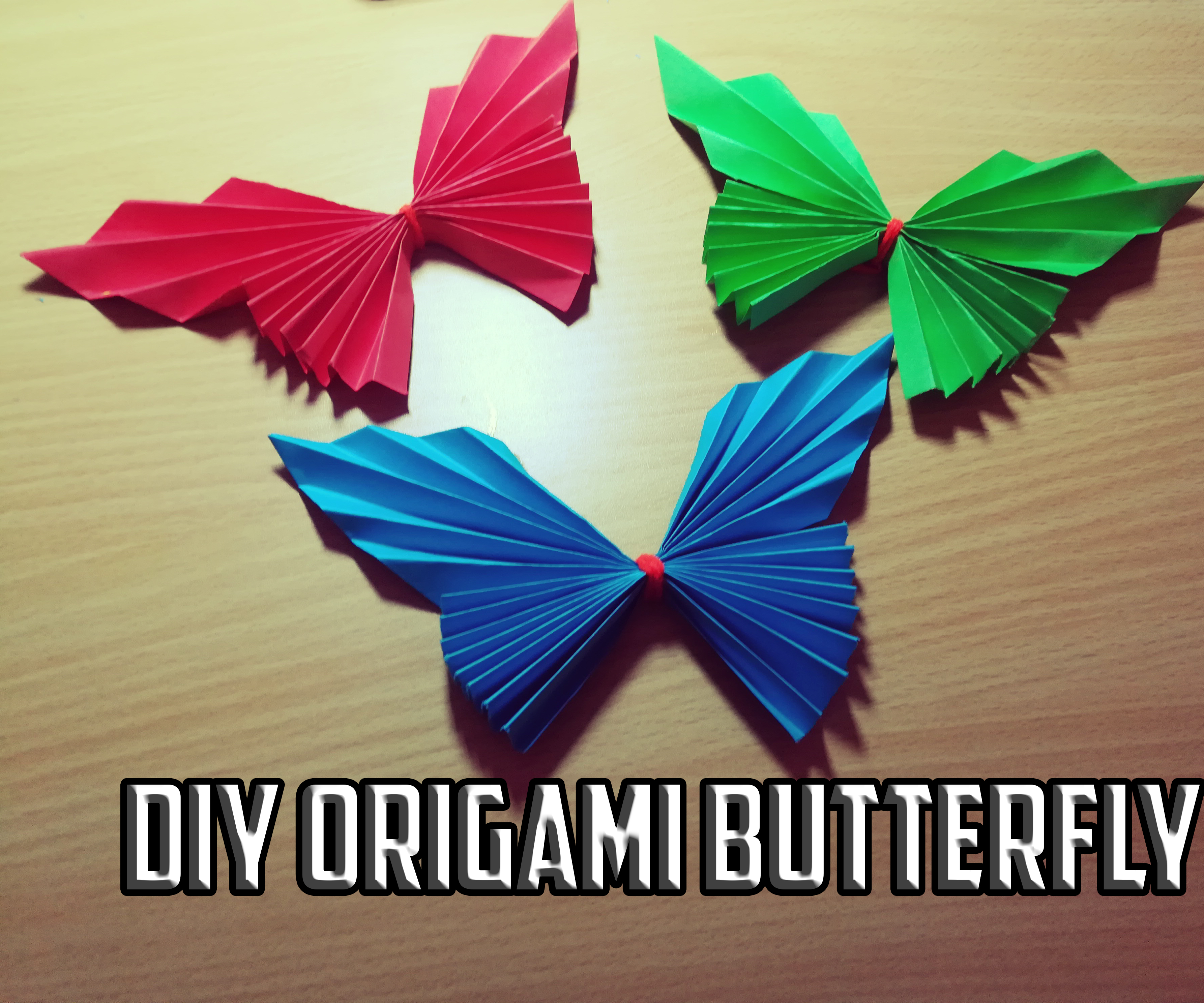 How To Make A 3D Origami Butterfly Diy Origami Butterfly 5 Steps With Pictures