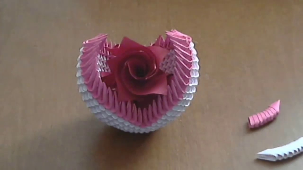 How To Make A 3D Origami Vase How To Make 3d Origami Flower Vase Flowers Healthy