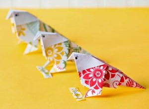 How To Make A Bird With Origami 12 Colorful Bird Crafts