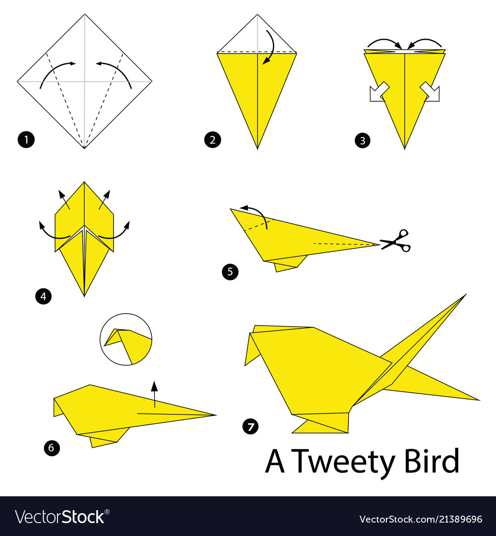 How To Make A Bird With Origami Step Instructions How To Make Origami A Bird