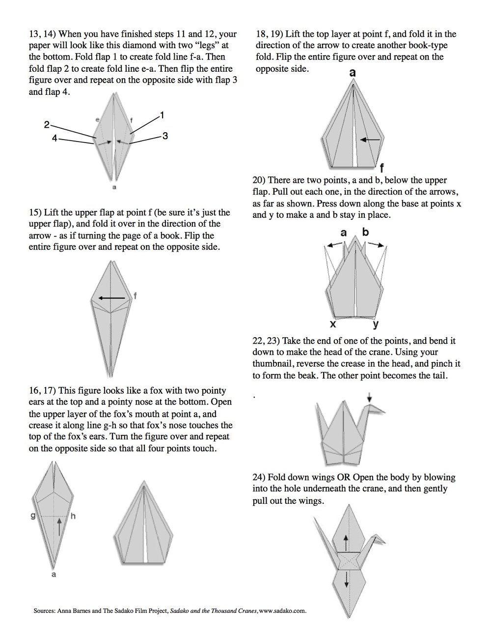 How To Make A Crane Origami Cranes Easy Crafting