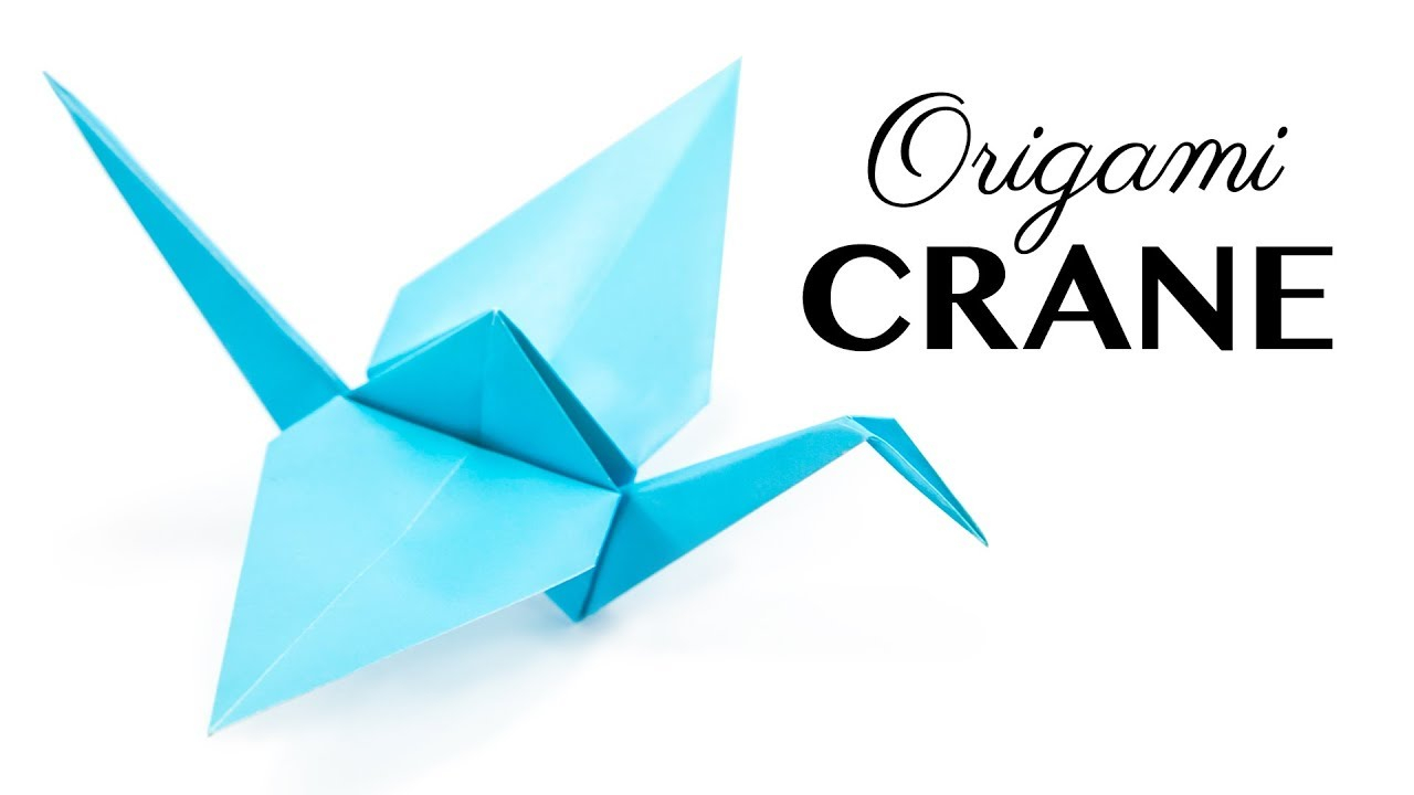 How To Make A Crane Origami Easy Origami Crane Tutorial Tsuru Paper Kawaii