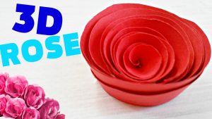 How To Make A Flower Origami Easy How To Make A Flowerrose Out Of Paper Origami Easy Steps For Kids