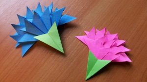 How To Make A Flower Origami Easy Papercraft Origami Flowers How To Fold A Simple Origami Flower 12