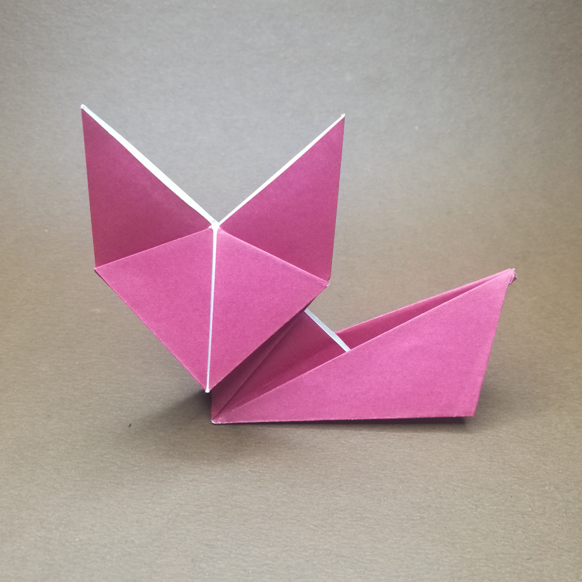 How To Make A Fox Origami Easy Cute Origami Fox Instructions And Diagram