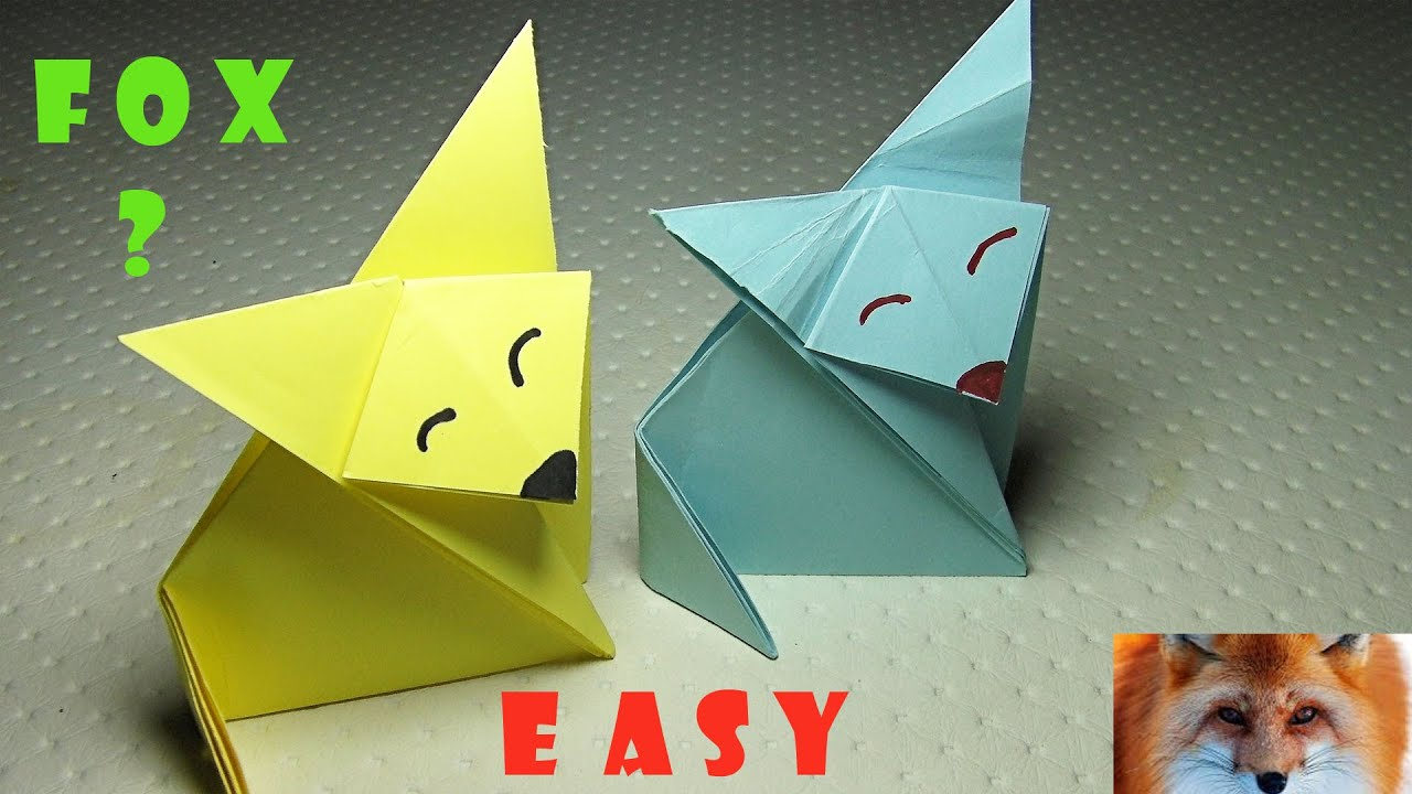 How To Make A Fox Origami How To Make An Origami Fox Paper Fox Very Cute 1080p