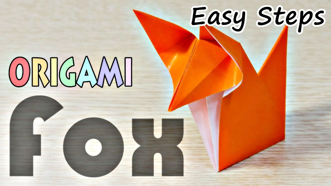 How To Make A Fox Origami How To Make Paper Fox Creative Origami Fox Easy Steps To Follow