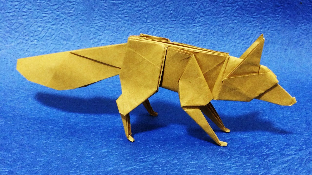 How To Make A Fox Origami Origami Fox Tutorial