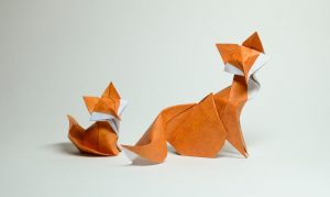 How To Make A Fox Origami Wet Fold Origami Hoang Tien Quyet Creative Safari