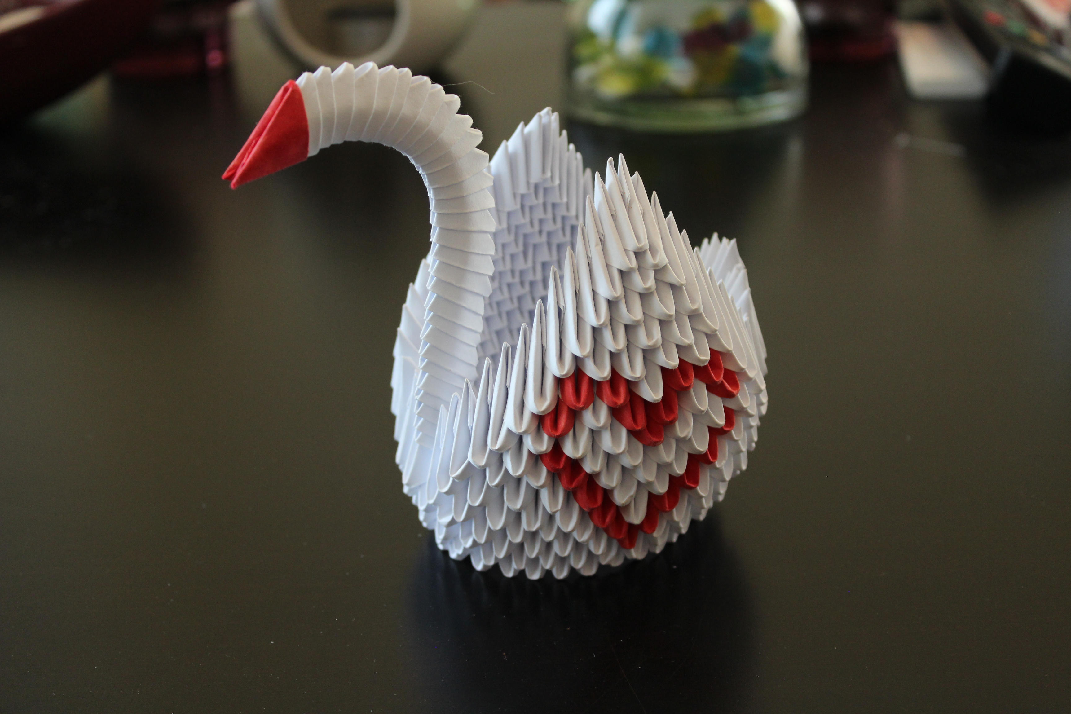 How To Make A Origami 3D Swan 3d Origami Swan Imgur