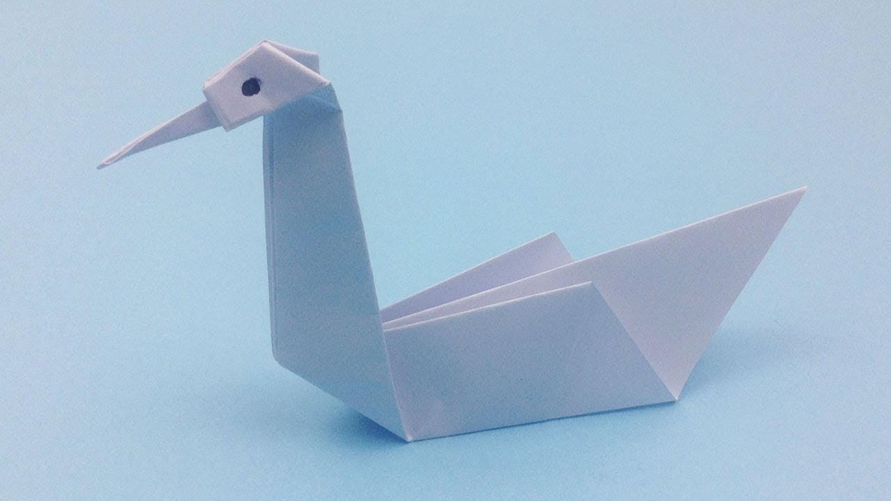 How To Make A Origami 3D Swan Diy 3d Origami Swan Tutorial How To Make Easy Origami Swan Paper