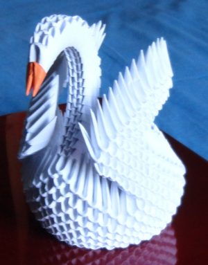 How To Make A Origami 3D Swan Origami Swan Anglo Saxon Celt Creates