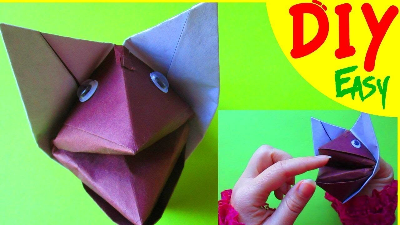 How To Make A Origami Dog Face Diy Origami Dog Tutorial How To Make A Paper Dog Face 3d For Kids Easy