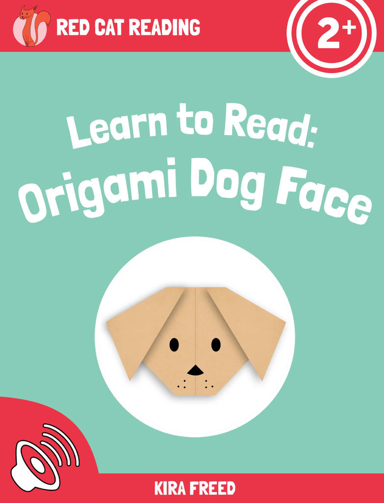 How To Make A Origami Dog Face Free Kids Book Learn To Read Origami Dog Face Leveled Reading