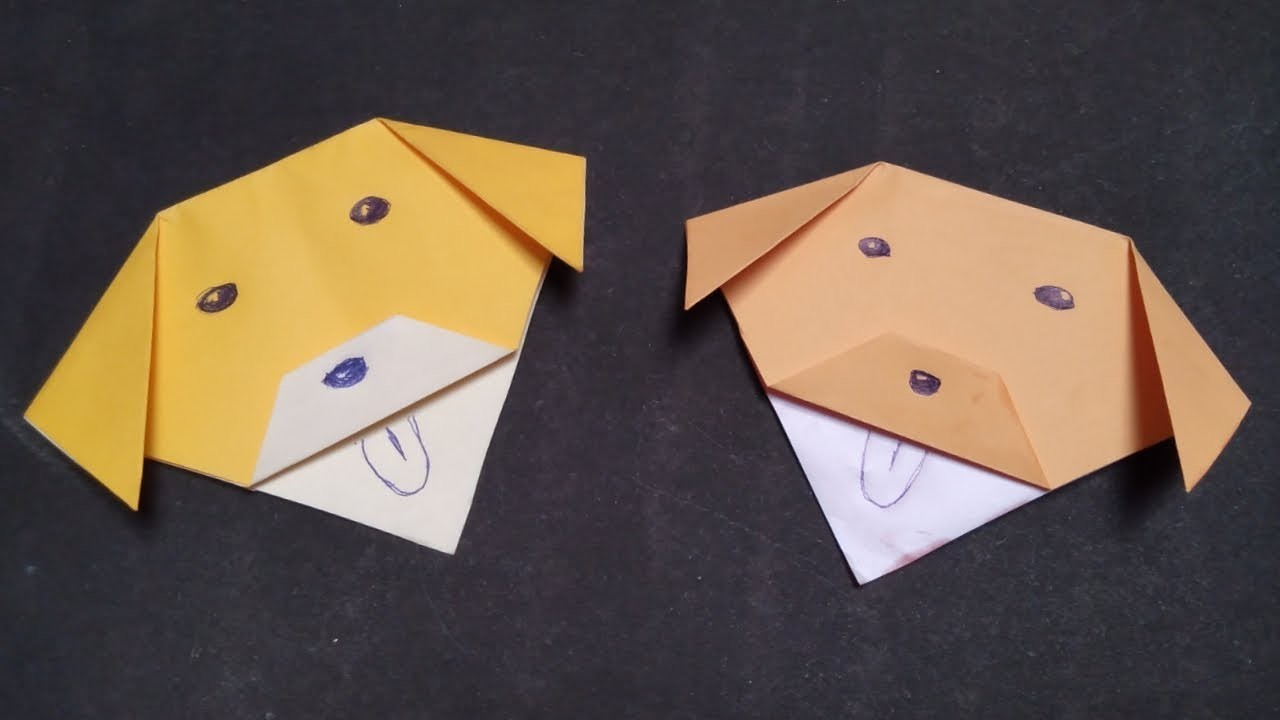 How To Make A Origami Dog Face How How To Make Origami Dog Face Step Step Paper Dog Face