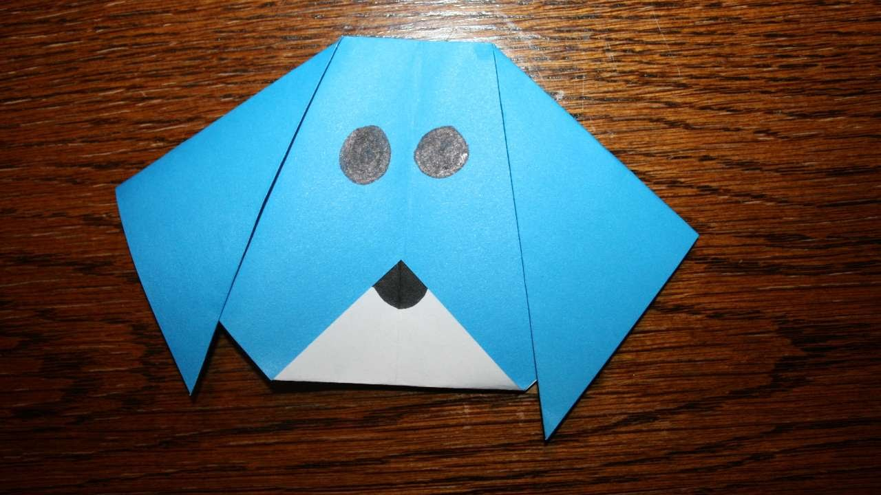 How To Make A Origami Dog Face How To Make An Easy Origami Dog Face Diy Crafts Tutorial Guidecentral