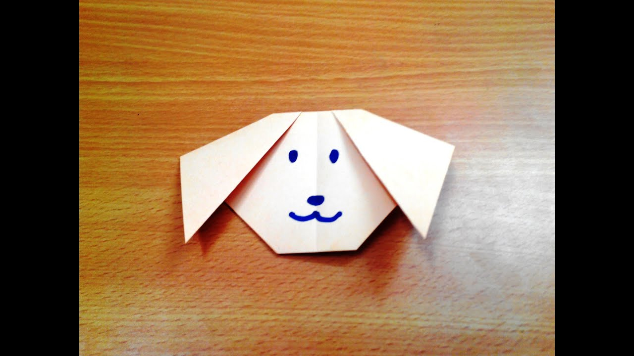 How To Make A Origami Dog Face How To Make An Origami Dog Face Step Step