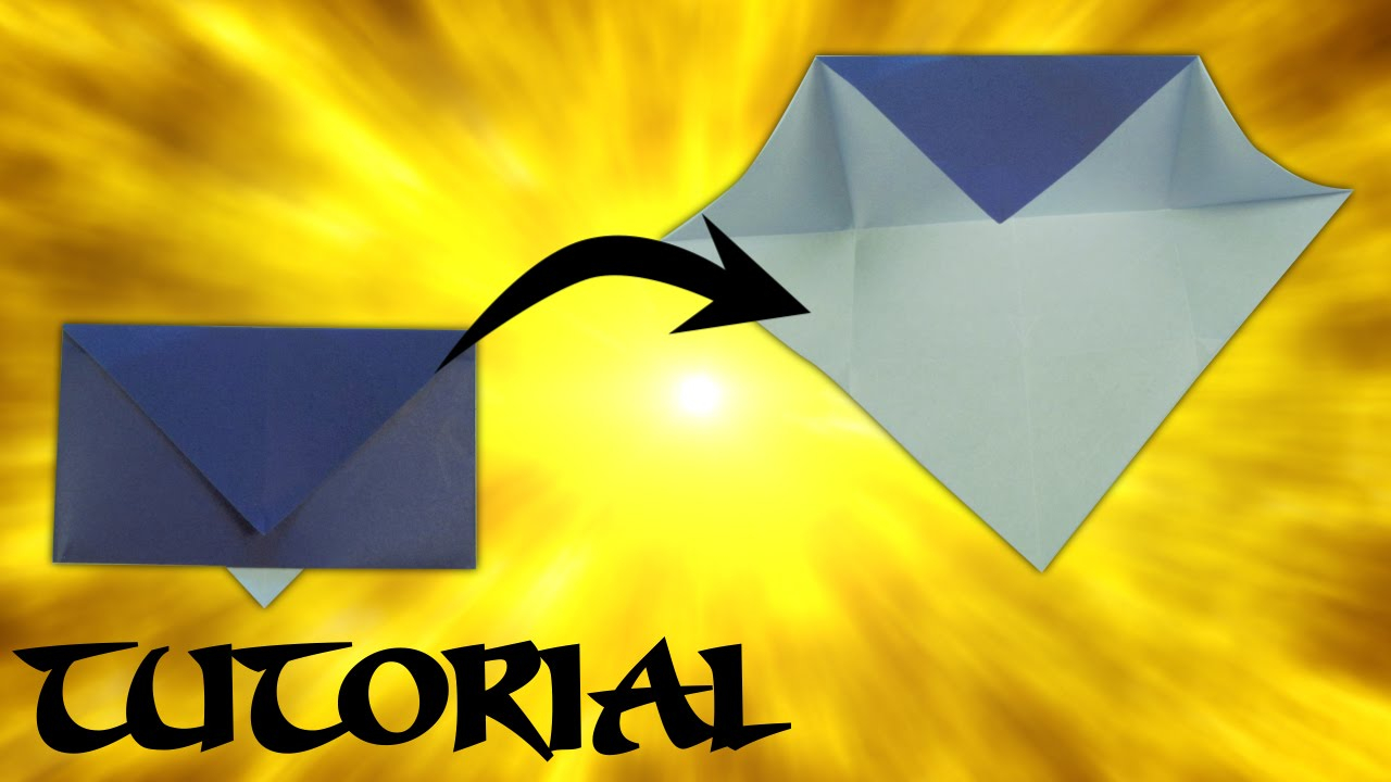 How To Make A Origami Exploding Envelope Origami Exploding Envelope Tutorial Designed Jeremy Shafer
