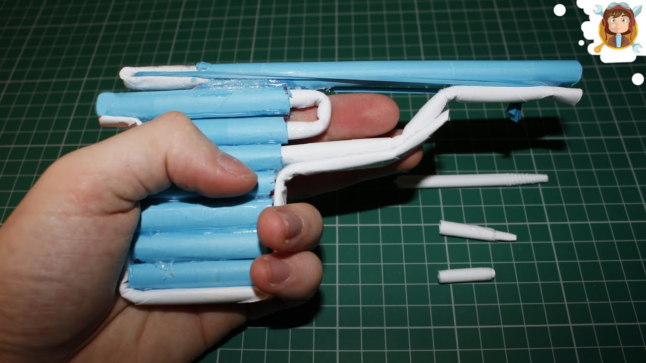 How To Make A Origami Gun How To Make A Paper Gun That Shoots With Trigger