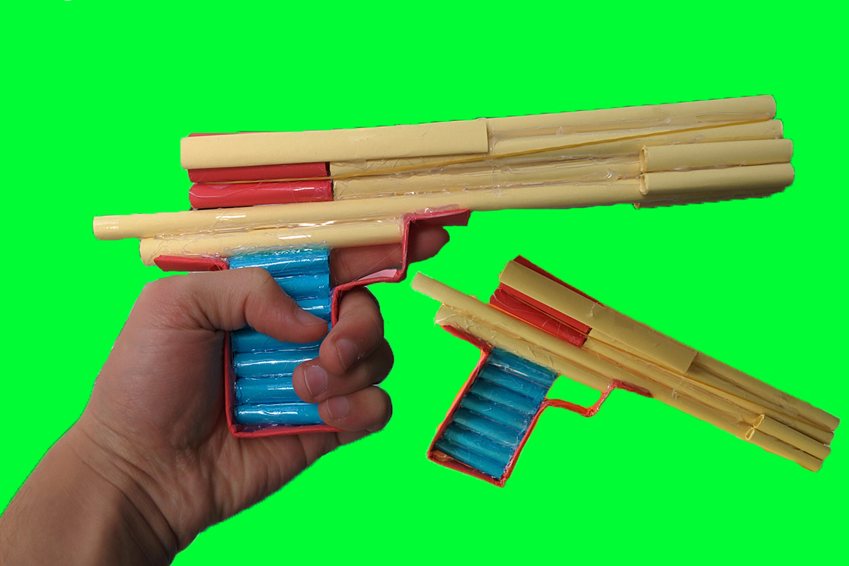 How To Make A Origami Gun Make Paper Gun