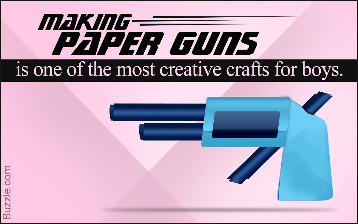 How To Make A Origami Gun Simple Diy Steps On How To Make A Paper Gun That Shoots