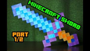 How To Make A Origami Minecraft Sword How To Make Paper Minecraft Sword 12