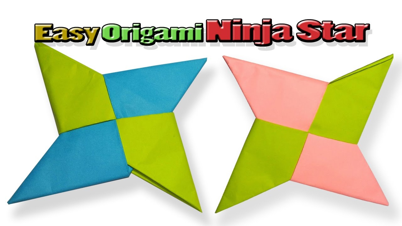 How To Make A Origami Ninja Star An Easy Origami Ninja Starhow To Make Origami Ninja Starpaper Folding Instruction Ninja Star