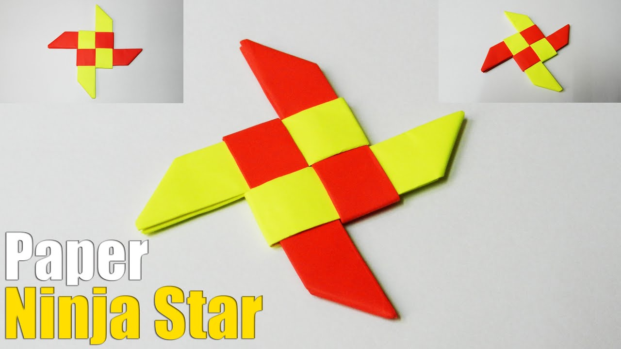 How To Make A Origami Ninja Star How To Make An Origami Ninja Star Easy Tutorial