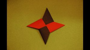 How To Make A Origami Ninja Star Origami Ninja Star Tutorial How To Make An Origami Ninja Star