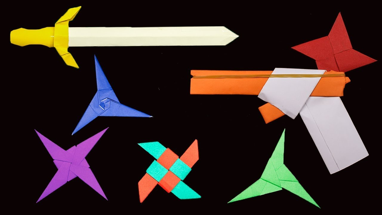 How To Make A Origami Ninja Star Top 06 Easy Origami Ninja Starswordgun How To Make