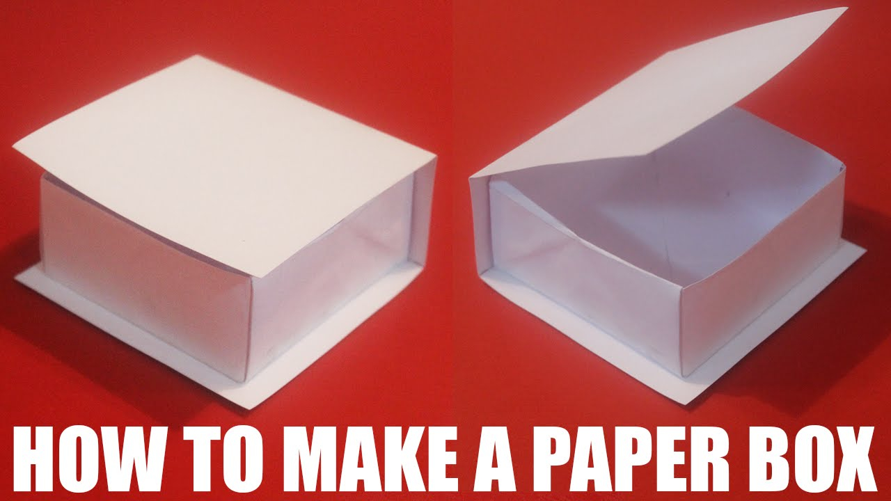 How To Make A Origami Paper Box Make A Box Terizyasamayolver