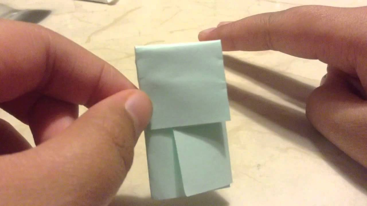 How To Make A Origami Person How To Make A Origami Finger Puppet