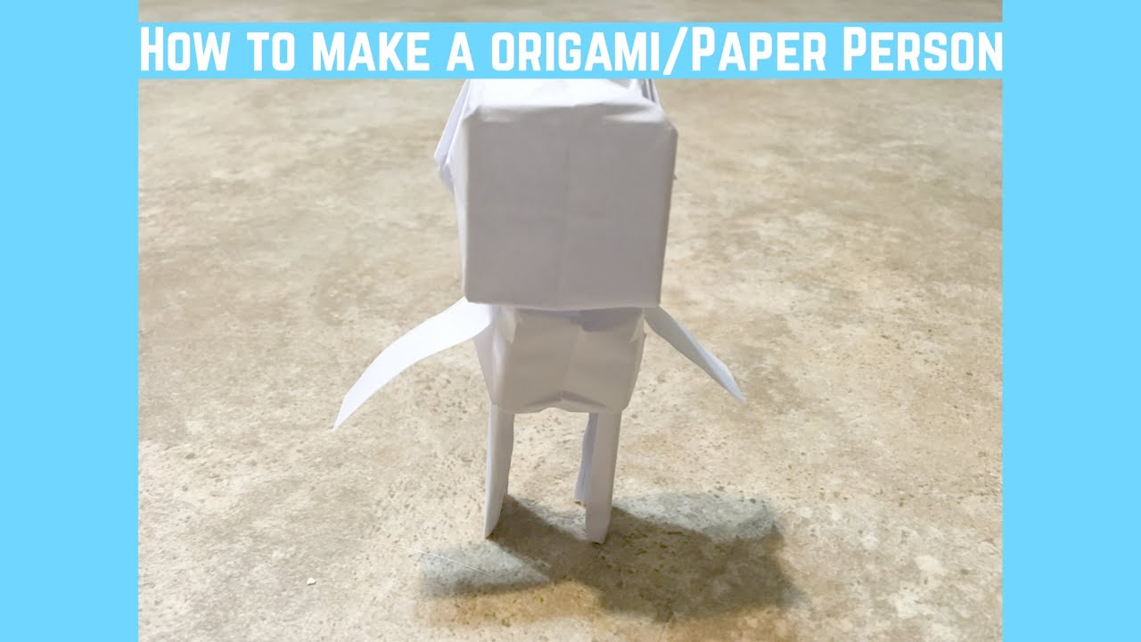 How To Make A Origami Person How To Make An Origamipaper Person