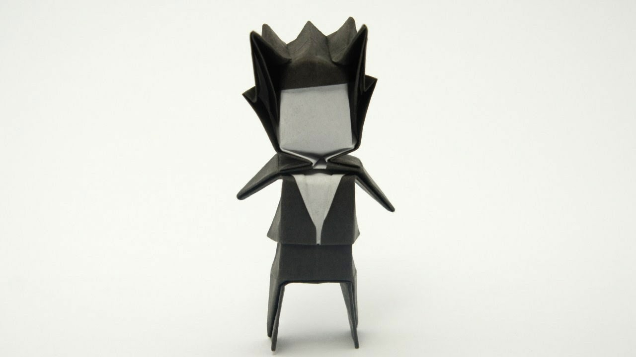 How To Make A Origami Person Origami Groom Jo Nakashima My Profile Pic