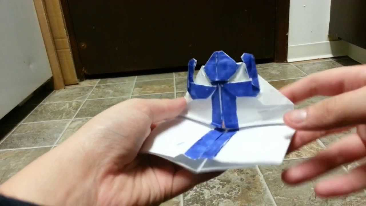 How To Make A Origami Person Origami Person Doing Sit Ups Pop Up Card Designed Jeremy Shafer Not A Tutorial