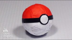 How To Make A Origami Pokeball That Opens Pokemon Go How To Make A Pokeball Of Paper