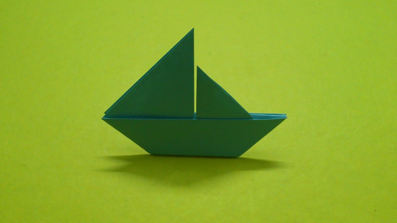 How To Make A Origami Sailboat 62 Tip Of The Day Lessons How To Make A Paper Bost In 2019