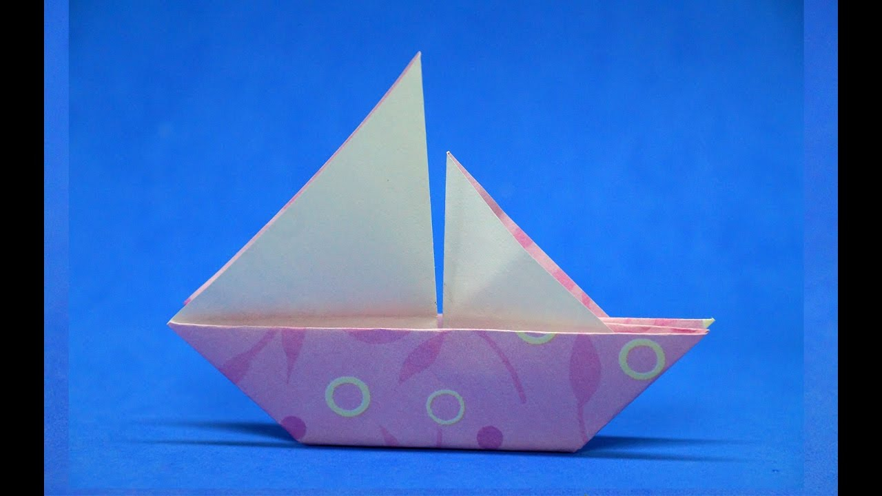 How To Make A Origami Sailboat How To Make A Paper Boat Simple Easy Step Step Diy Beauty And Easy