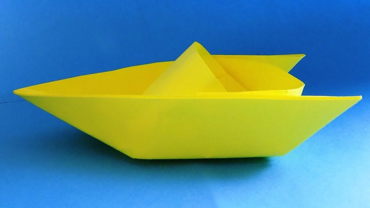 How To Make A Origami Sailboat How To Make A Paper Boat That Floats Origami Boat