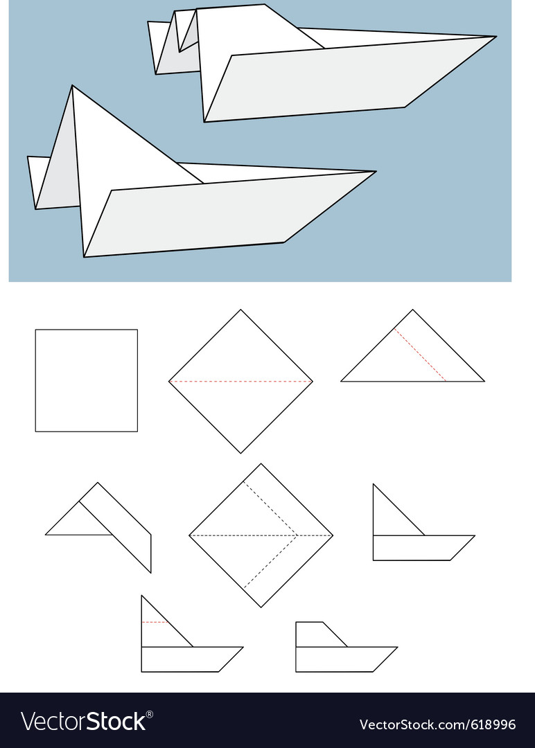 How To Make A Origami Sailboat Paper Boat Origami