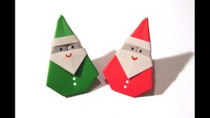 How To Make A Origami Santa Christmas Origami Santa Claus Easy Origami How To Make An Easy Origami Santa Claus