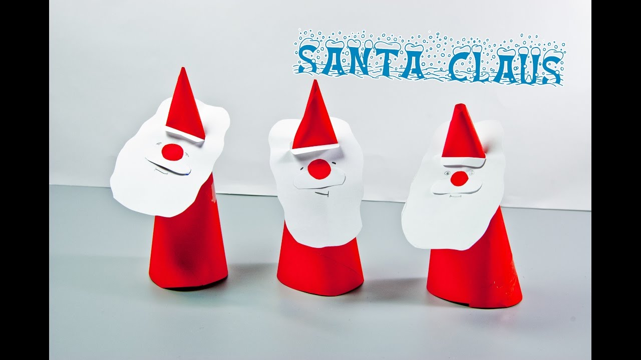 How To Make A Origami Santa Diy Christmas How To Make A Paper Santa Claus