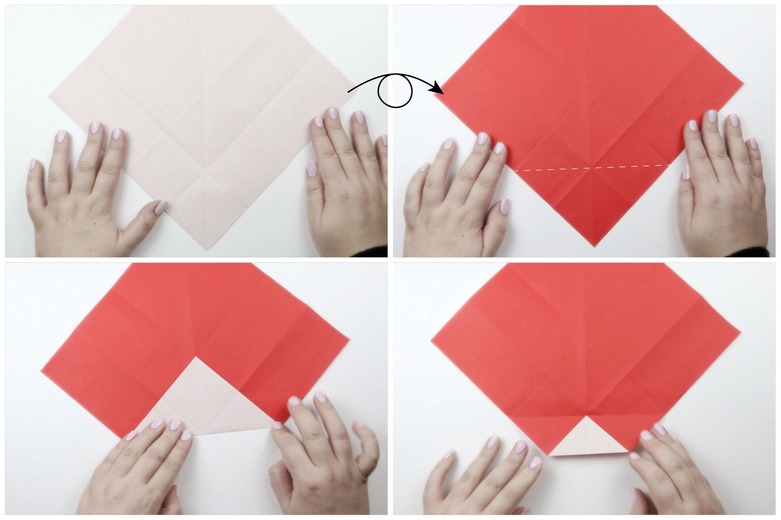 How To Make A Origami Santa How To Make A Cute Origami Santa