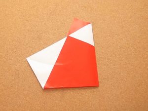 How To Make A Origami Santa How To Make An Origami Santa 2 Fold Version 5 Steps