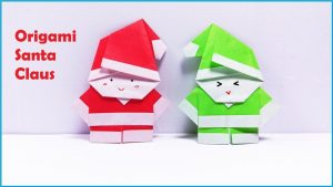 How To Make A Origami Santa How To Make Origami Santa Claus Easy Tutorial For Beginners Diy